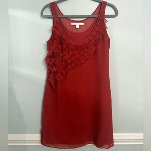Lauren Conrad Brick Red Tank Dress